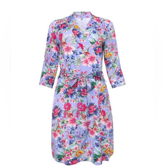 Posh Peanut Other - Posh Peanut Adana Purple Floral Robe